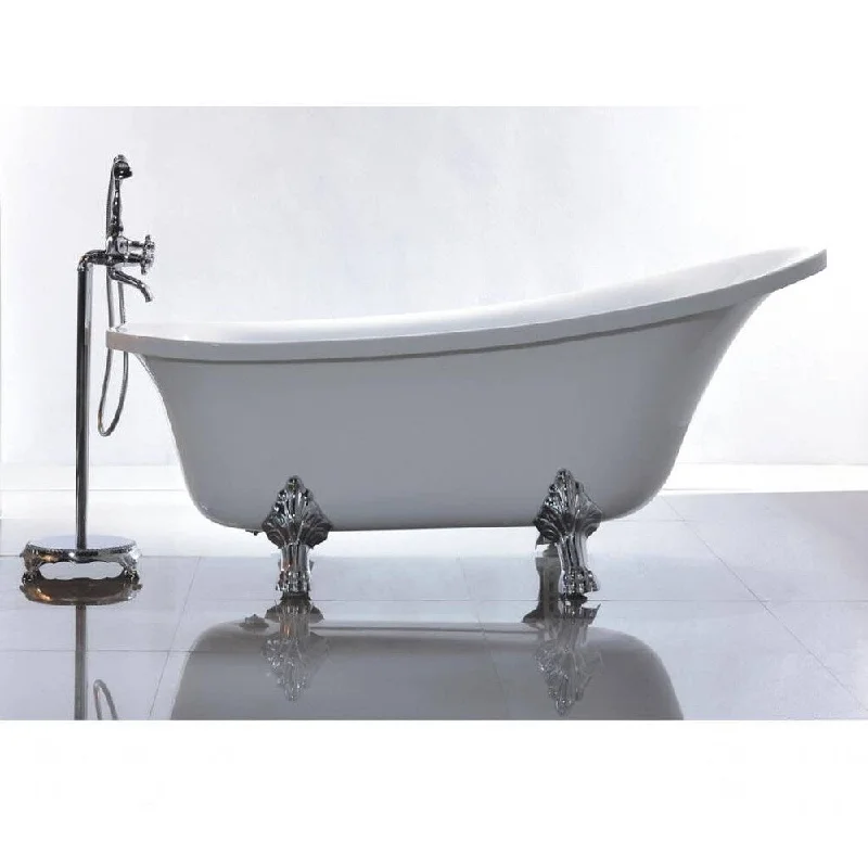 MTD Vanities Redondo 63-inch Acrylic Free Standing Tub