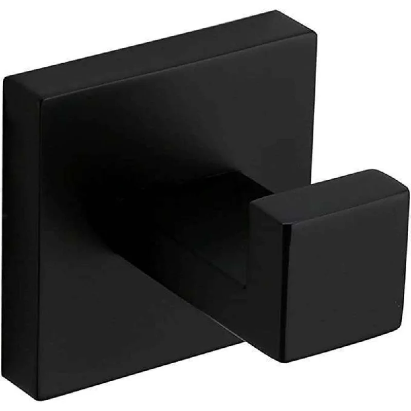 Orin Robe Hook Stainless Steel Matt Black Square 50 x 50 x 55mm