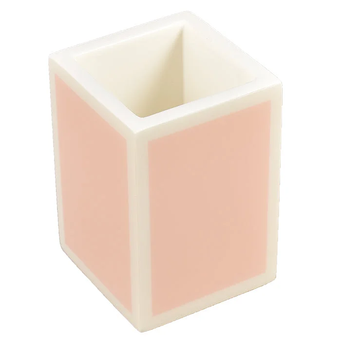 Paris Pink Lacquer Brush Holder