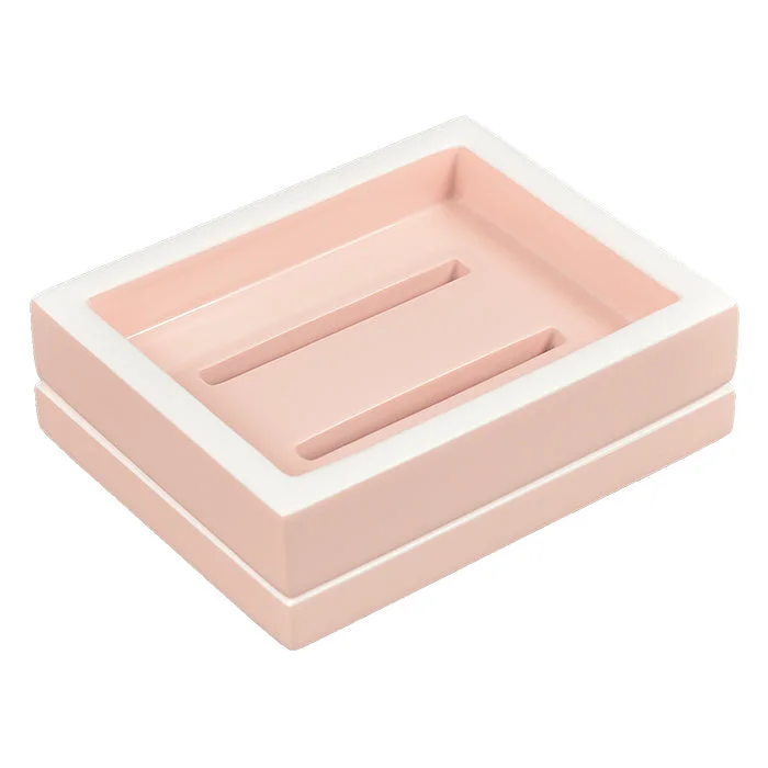 Paris Pink Lacquer Soap Dish