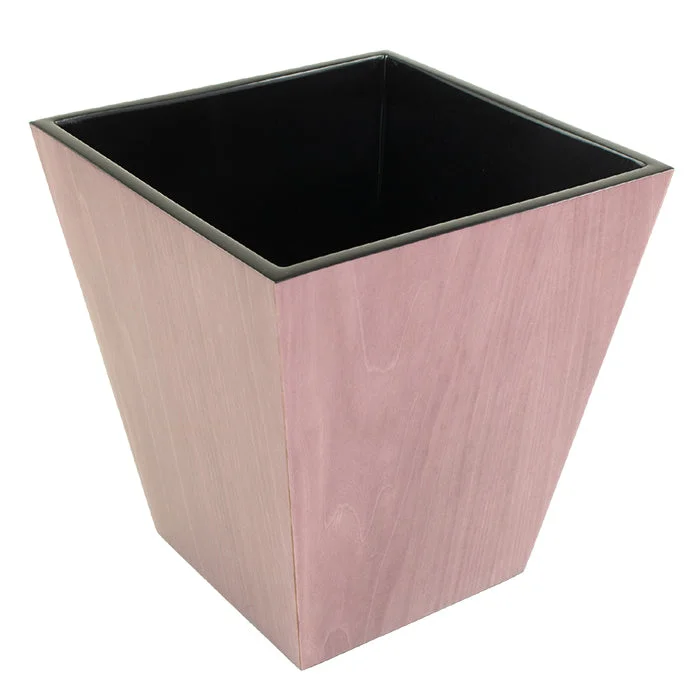 Purple Tulipwood Lacquer Waste Basket