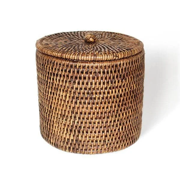 Rattan Toilet Paper Holder Basket Set of 2