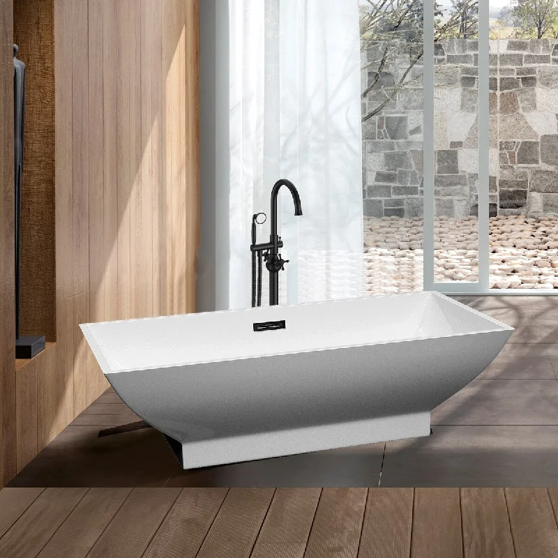 Rectangle Freestanding Bathtub