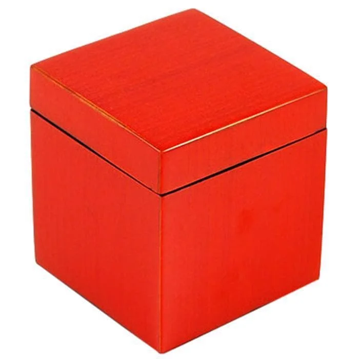 Red Tulipwood Lacquer Canister