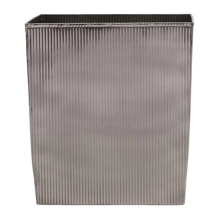 Redon Rectangle Waste Basket - Black Nickel