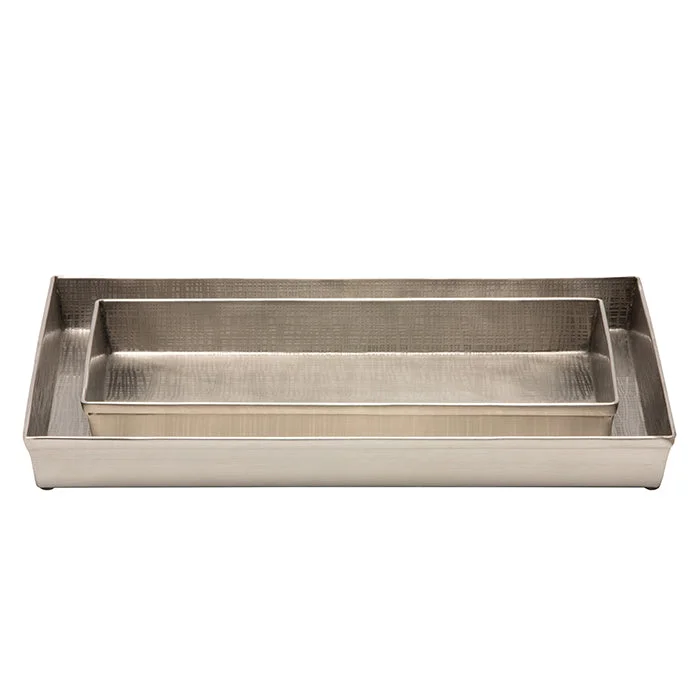 Remy Stainless Steel Tray Set (Pewter)