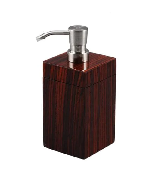 Rosewood Inlay Lacquer Soap Pump