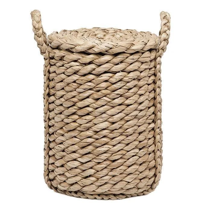 Royan Round Woven Seagrass Handled Basket