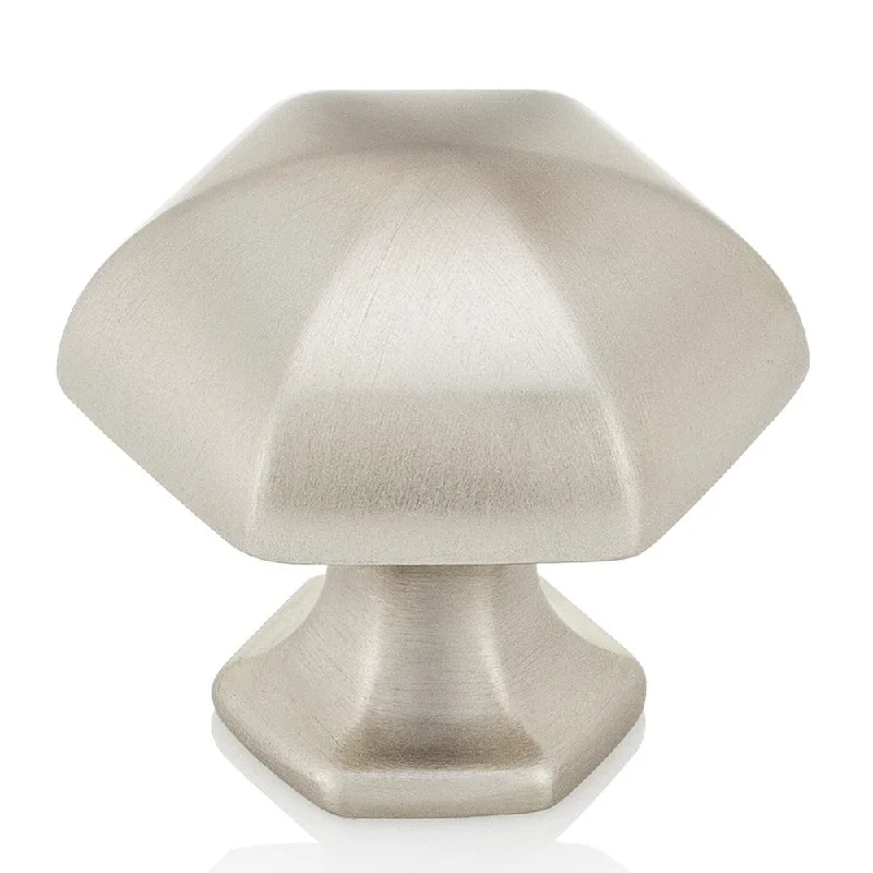 Southern Hills Brushed Nickel Round Metal Cabinet Knobs (Pack of 5)