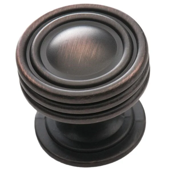 Southern Hills Oil Rubbed Bronze Cabinet Knob 'Lamonta' (Pack of 5)