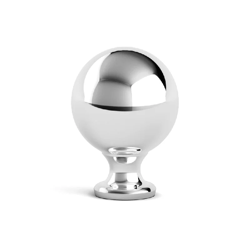 Southern Hills Polished Chrome Ball Cabinet Knob - 5-pack