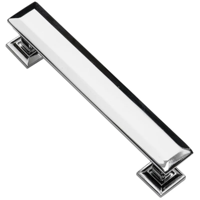 Southern Hills Polished Chrome Cabinet Pull 'Englewood' (Pack of 25) - Chrome/Brown