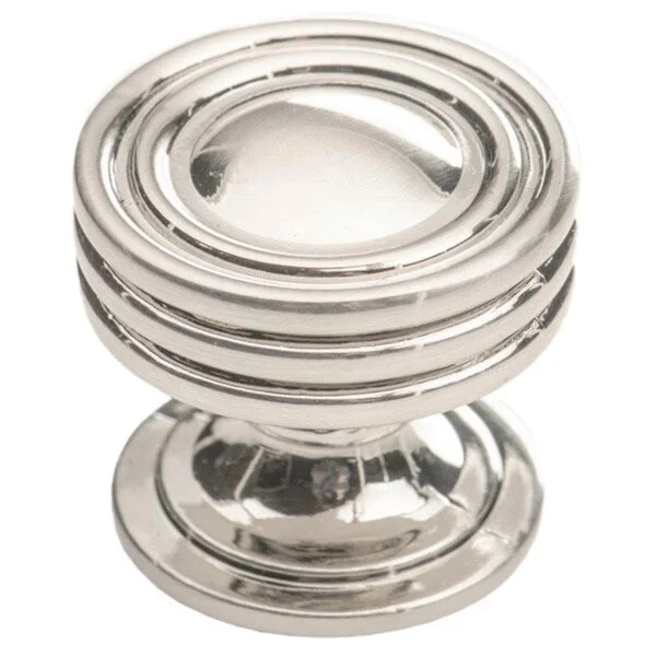 Southern Hills Satin Nickel Cabinet Knob 'Lamonta' (Pack of 5)