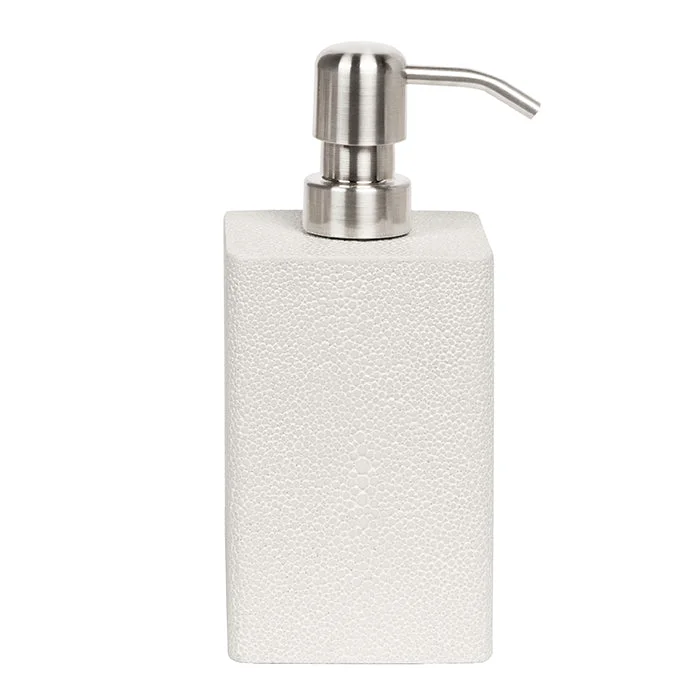 Tenby Faux Shagreen Soap Pump (Blanc)