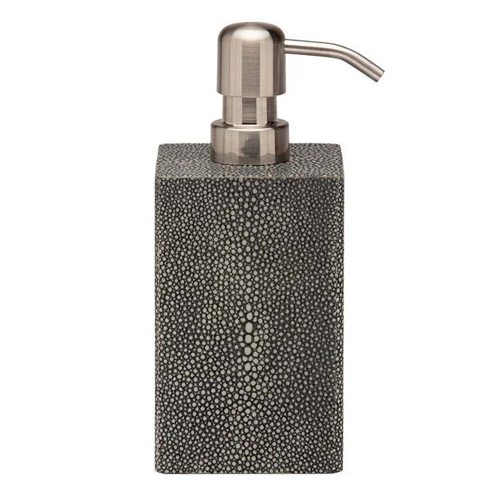 Tenby Faux Shagreen Soap Pump (Cool Gray)