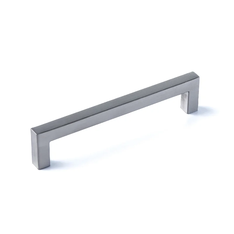 TUHOME 4 Inch Square Cabinet Bar Pulls Steel(Pack of 10)