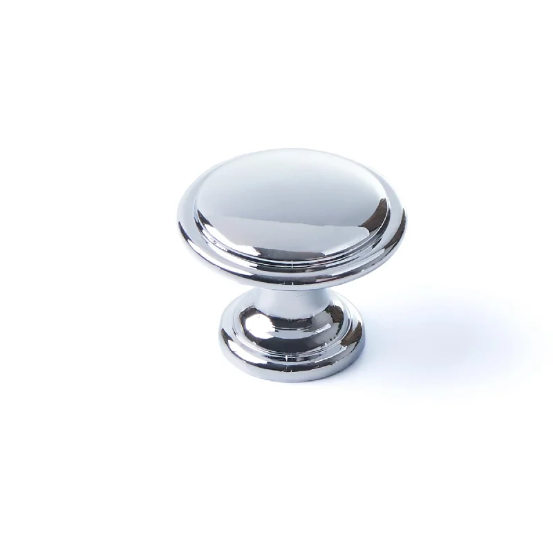 TUHOME Zamak Round Cabinet Knob Diameter 1-1/8 Inch Pack of 20