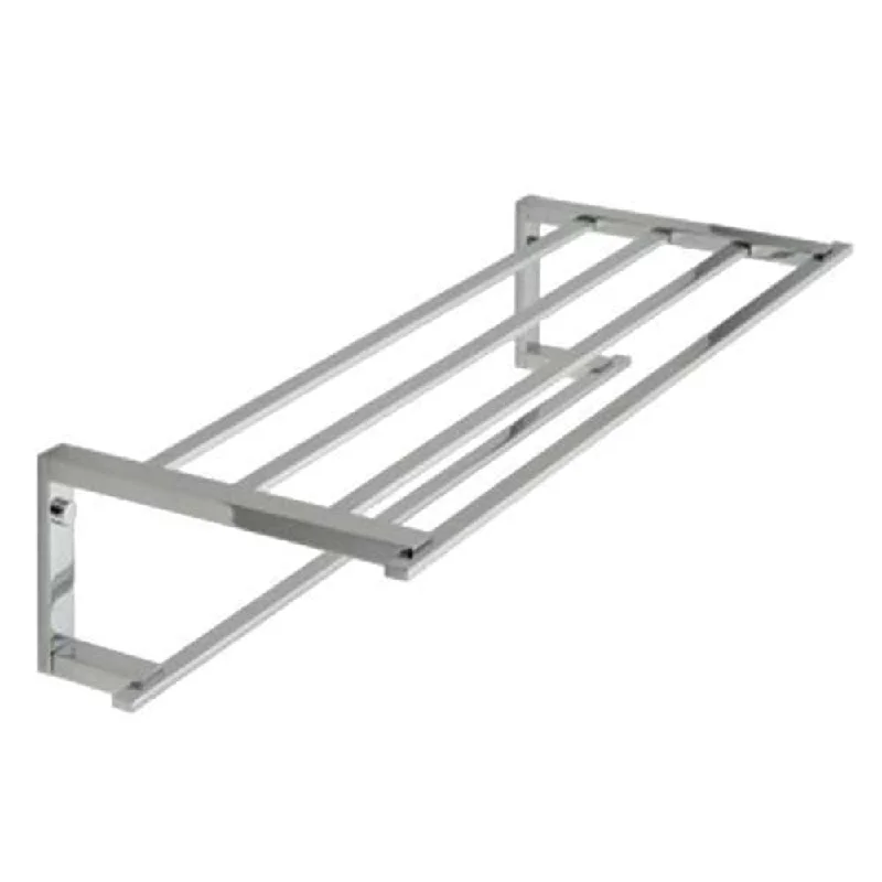 Vado Level Towel Shelf w/ Towel Rail 550mm C/P