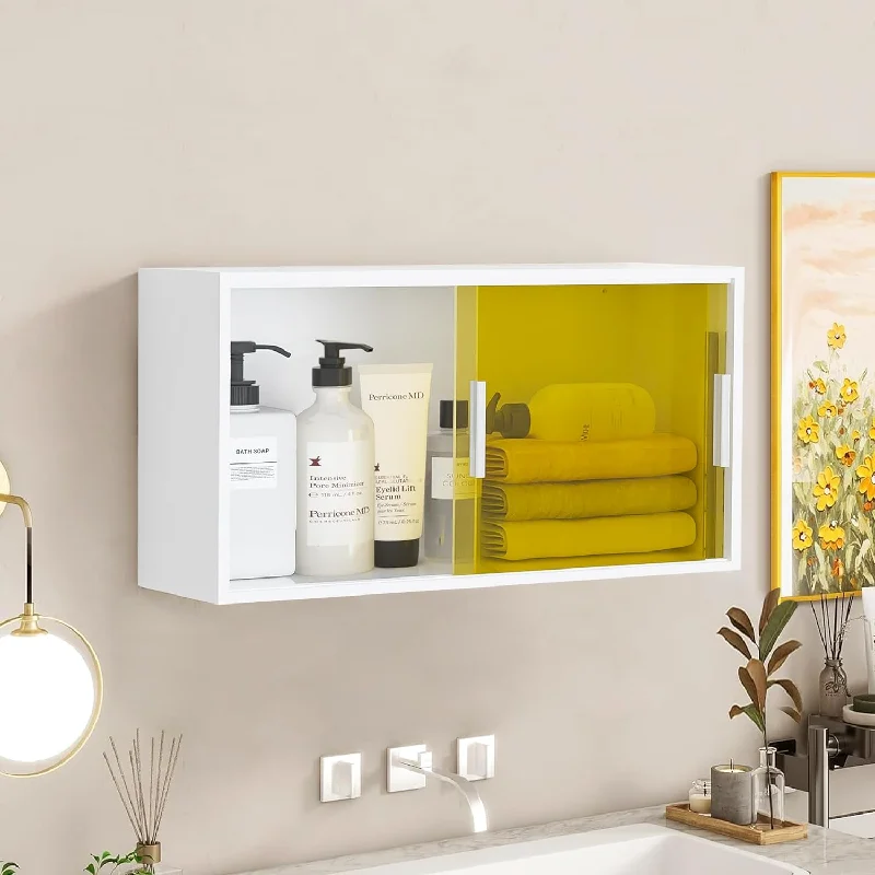 VECELO Medicine Cabinet Bathroom Wall Mount Storage