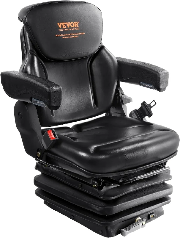 VEVOR Universal Tractor seat Suspension, Fold Down Forklift Seat - $175