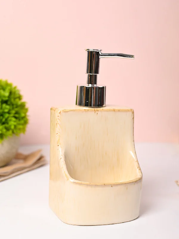 VON CASA Beige Kitchen Soap Dispenser - 350ml