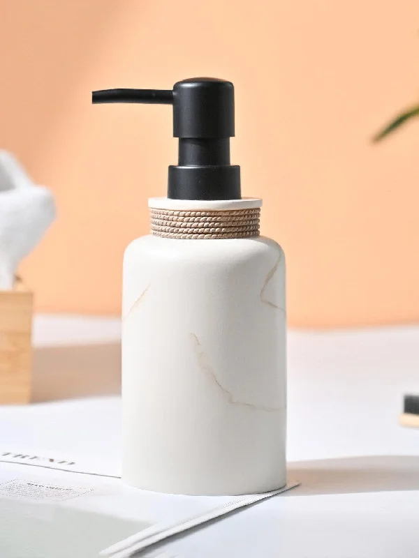 VON CASA Beige Soap Dispenser - 360Ml