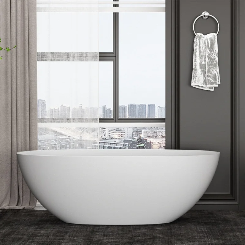 65 inches Solid Surface Freestanding Bathtub - 65 inches