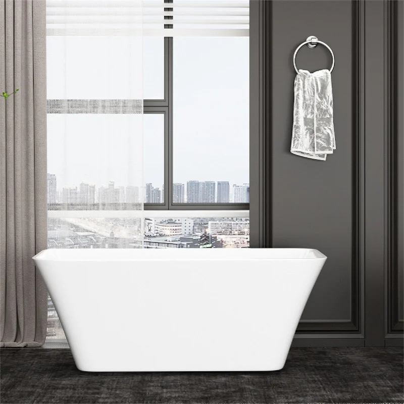 67 inches Acrylic Freestanding Soaking Bathtub - 67 inches