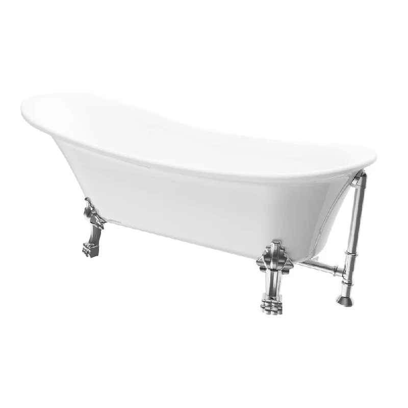 A&E Bath and Shower Dorya 69" Freestanding Tub No faucet