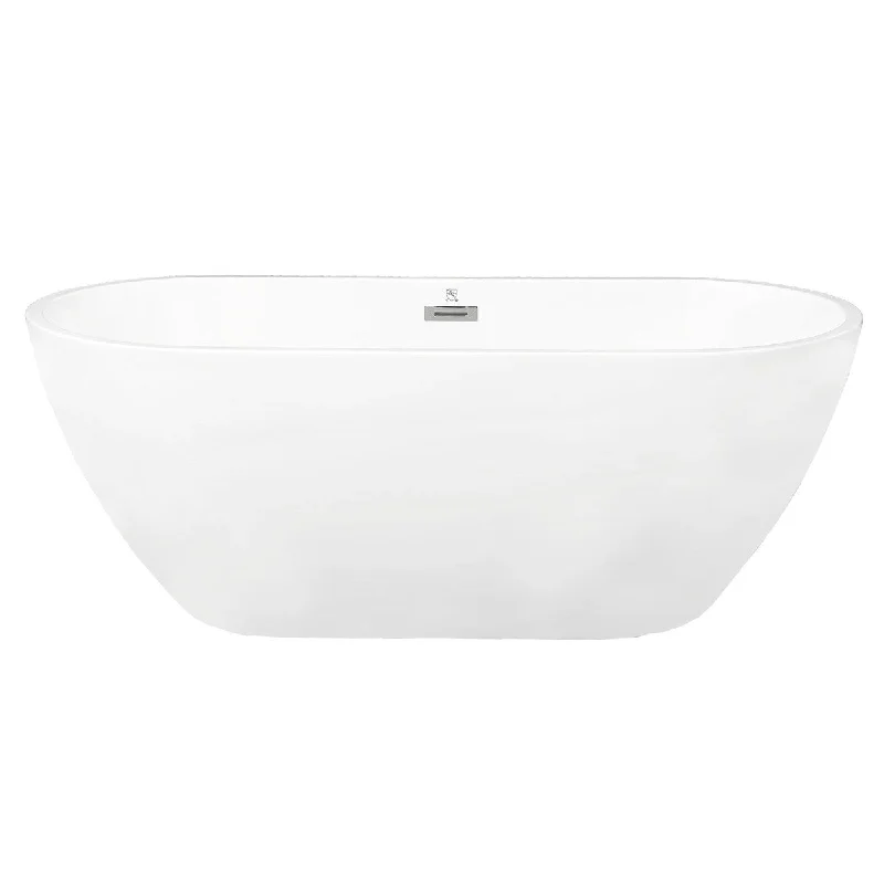 Acrylic Alcove Freestanding Soaking Bathtub