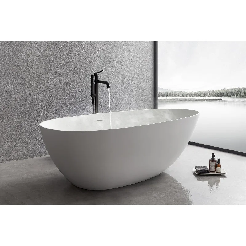 Bathtub,1800mm Solid Surface Stone Bathroom Freestanding