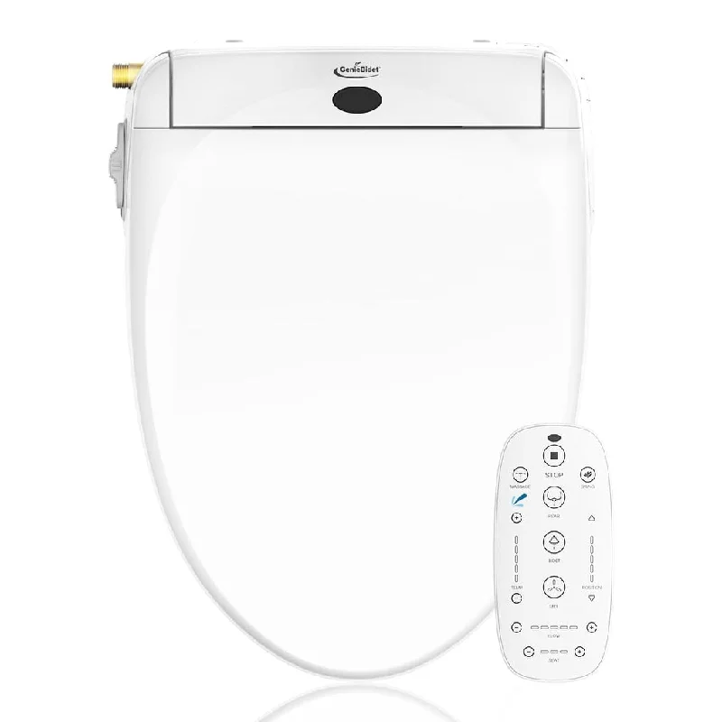 Electric Heated Smart Bidet, Unlimited Warm Water, Self Cleaning, Heated Seat, Elongated, Wireless, Remote Control, Nightlight