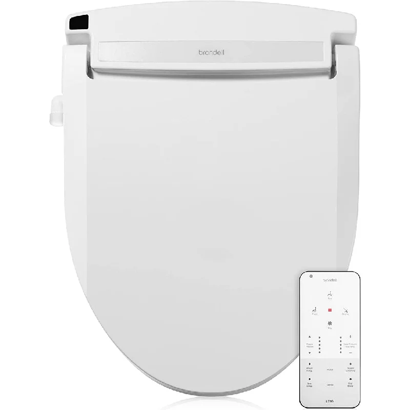 LE99-EW LE99 Swash Electronic Bidet Seat, Fits Elongated Toilets, Lite-Touch Remote, Warm Air Dryer, Strong Wash, Steel Nozzle