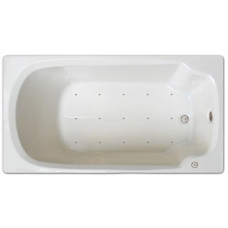 Signature Bath Acrylic 60-inch x 32-inch Drop-In Air Bathtub