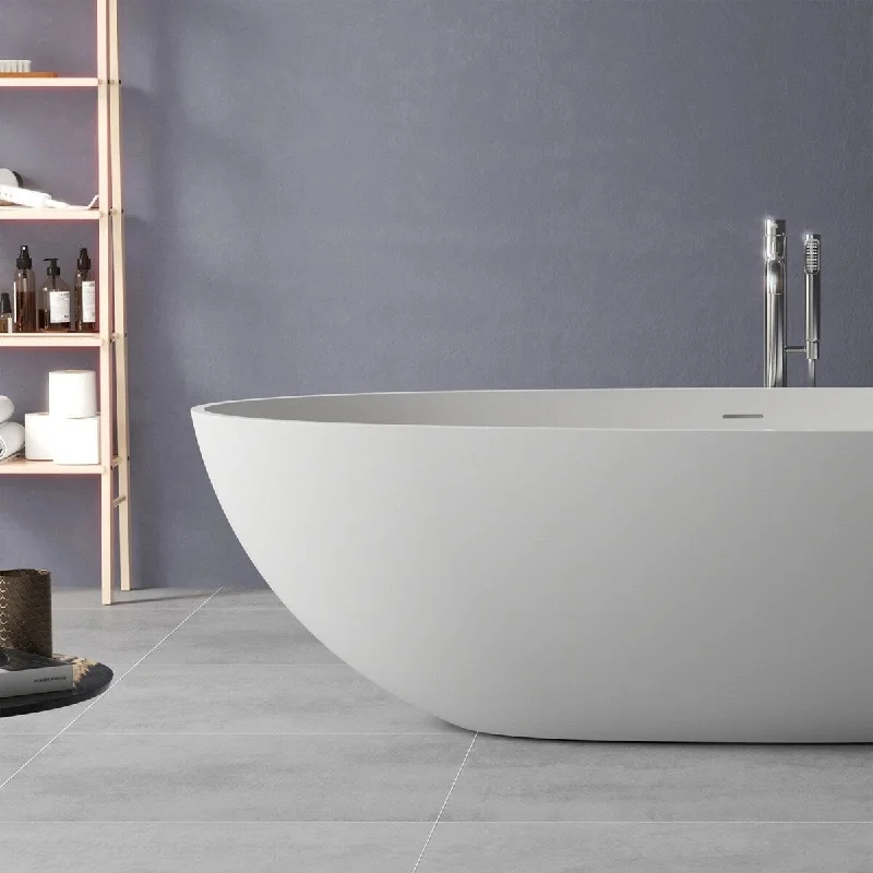 Solid Surface Freestanding Bathtub 72.8*33.5*22.4